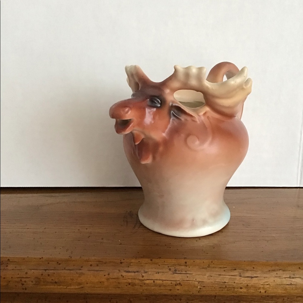 Moose Stag Elk Head Creamer